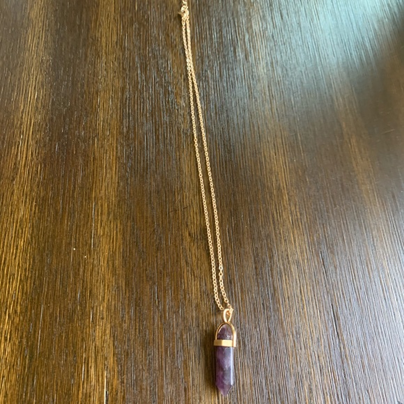 Soul sister Amethyst Necklace Gift - Picture 2 of 2